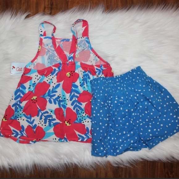 NWT Cat & Jack 2 Piece Matching Summer Oufit - Picture 3 of 4